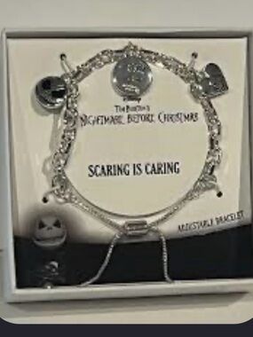 Nightmare Before Christmas Christmas charm bracelet htf